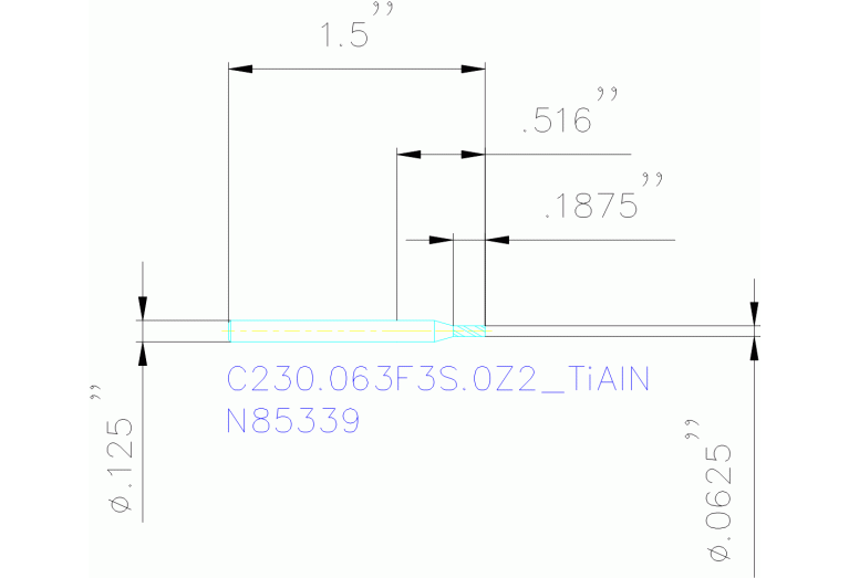 C230.063F3S.0Z2 TIALN