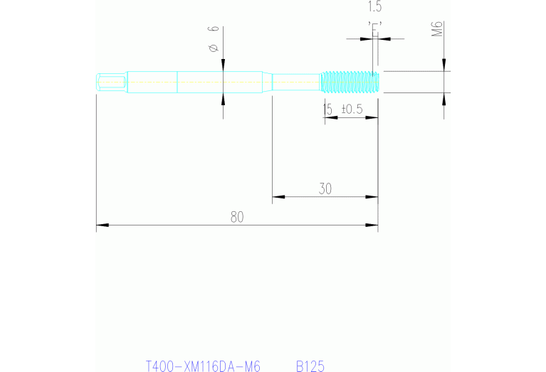 T400-XM116DA-M6 B125