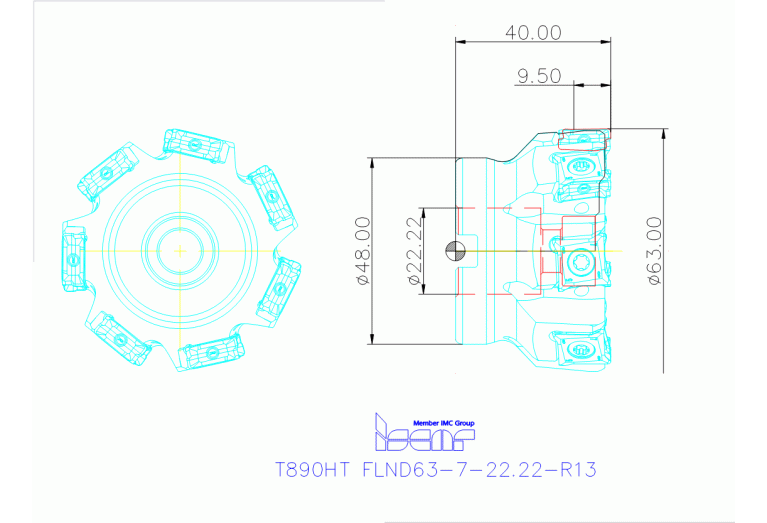 T890HT FLND63-7-22.22-R13