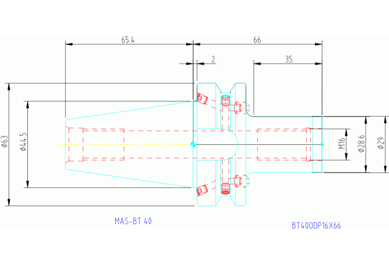 BT40ODP16x66