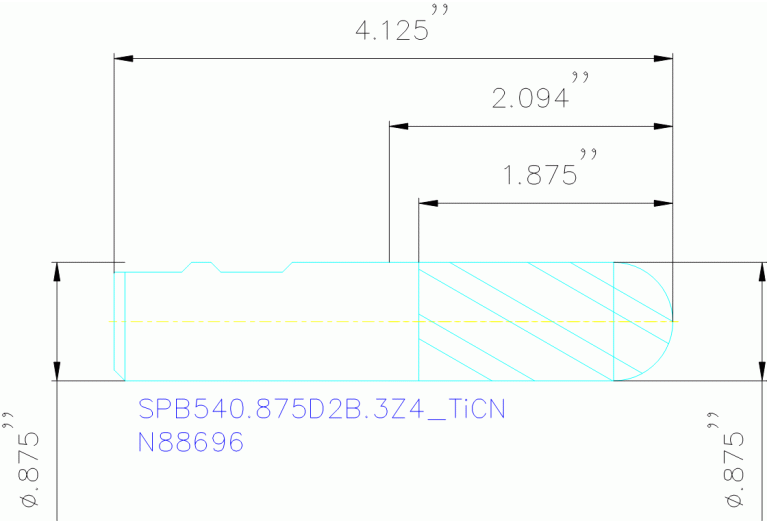 SPB540.875D2B.3Z4 TICN