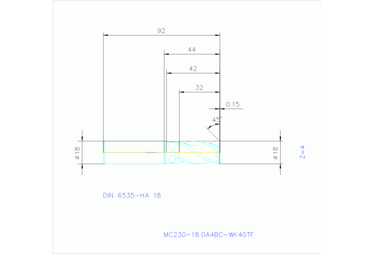 MC230-18.0A4BC-WK40TF