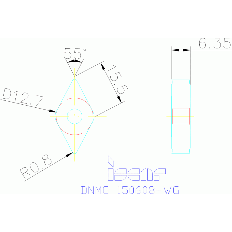 DNMG 150608-WG IC8250