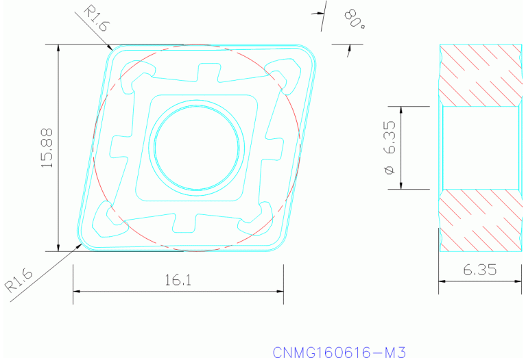 CNMG160616-M3 TP1500