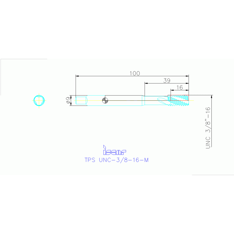 TPS UNC-3/8-16-M HE