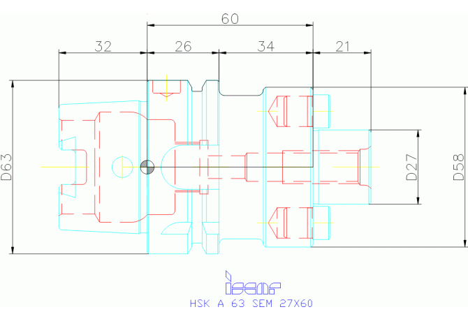 HSK A63 SEM27X60
