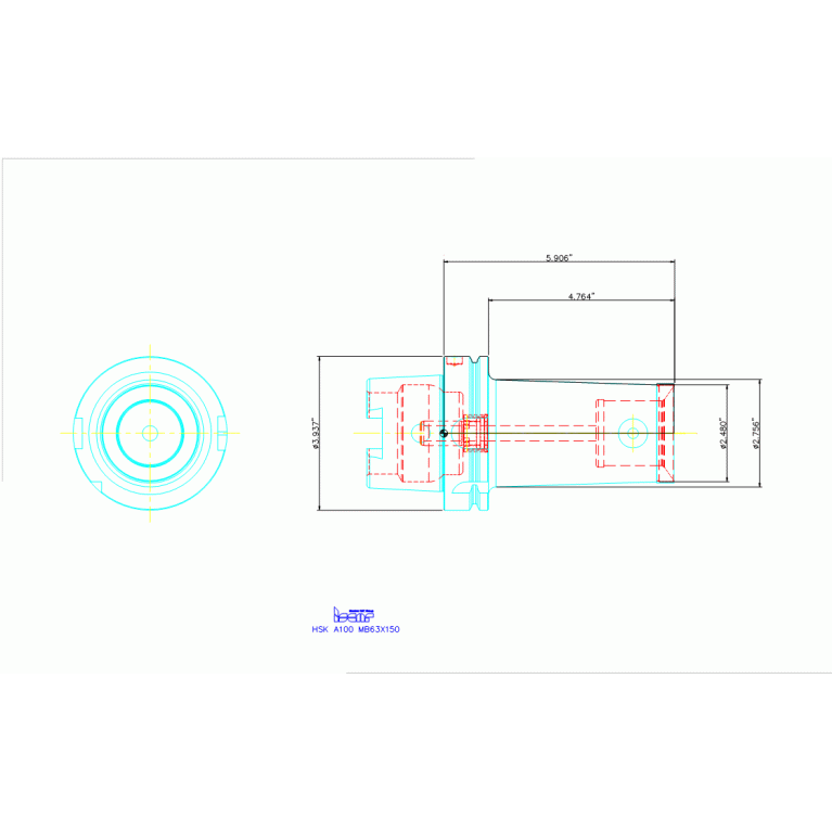 HSK A100 MB63X150