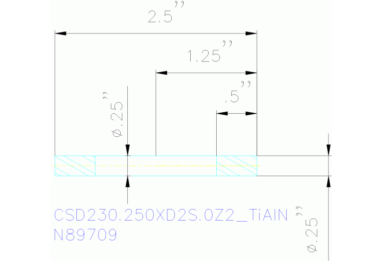 CSD230.250XD2S.0Z2 TIALN