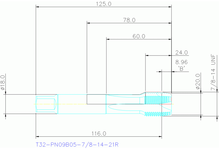 T32-PN09B05-7/8-14-21R