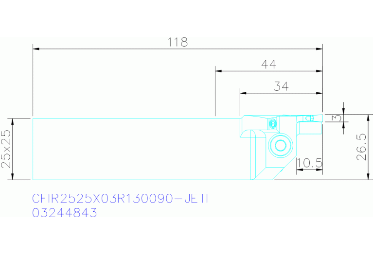 CFIR2525X03R130090-JETI