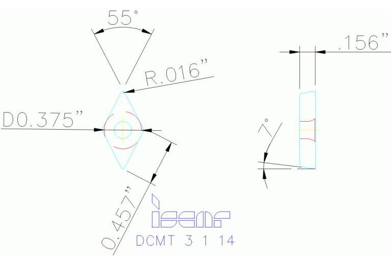 DCMT 11T304-14 IC830