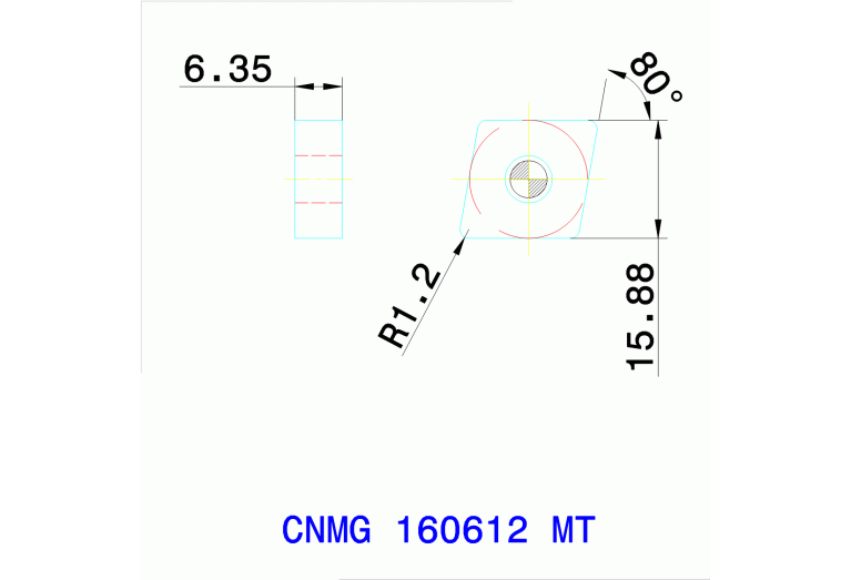 CNMG 160612 MT TT7005