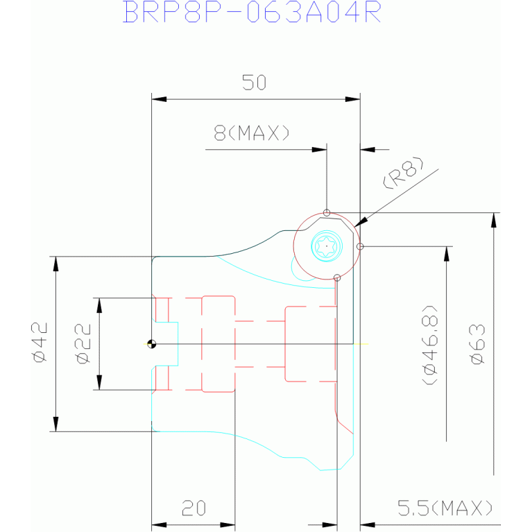 BRP8P-063A04R