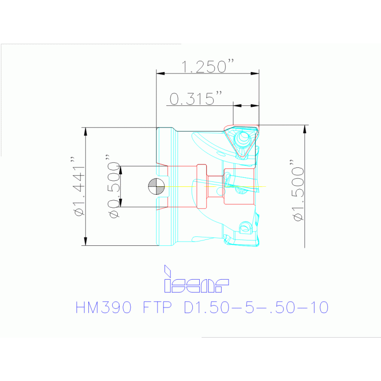 HM390 FTP D1.50-5-.50-10