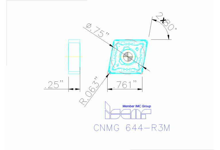 CNMG 190616-R3M IC830