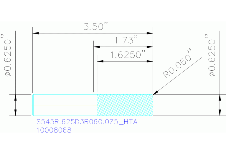 S545R.625D3R060.0Z5 HTA