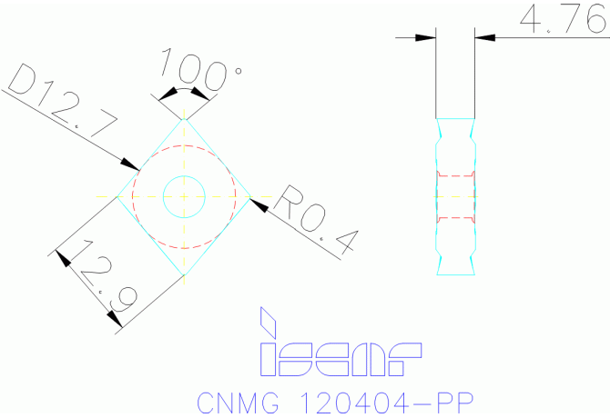 CNMG 120404-PP IC8250