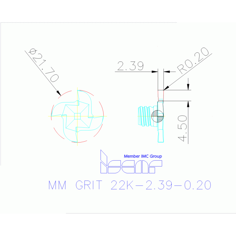 MM GRIT 22K-2.39-0.20 IC528