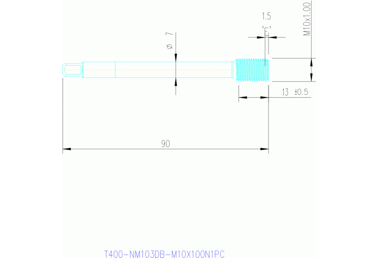 T400-NM103DB-M10X100N1PC