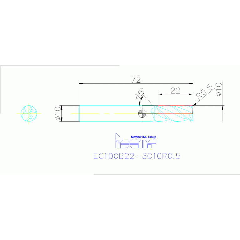 EC100B22-3C10R0.5 IC900