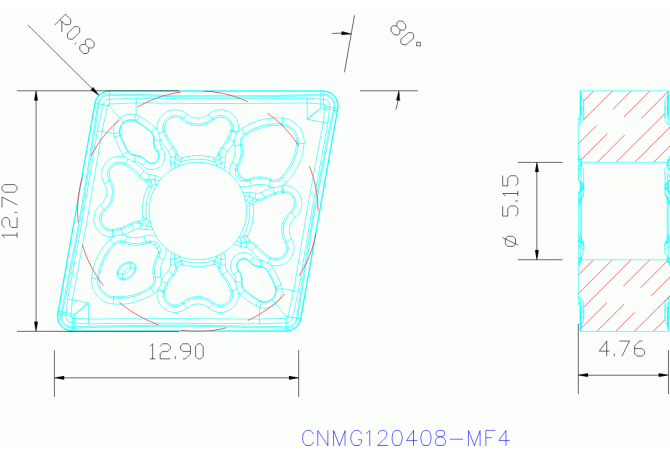 CNMG120408-MF4 TM4000