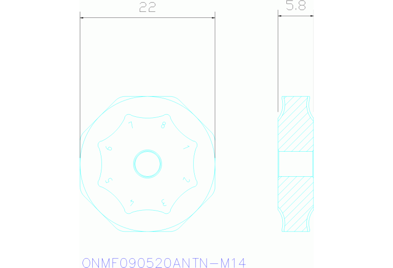 ONMF090520ANTN-M14 MP2500