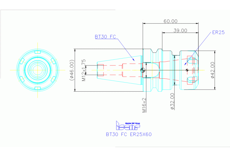 BT30 FC ER25X60