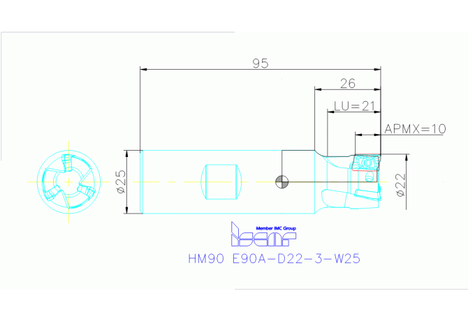 HM90 E90A-D22-3-W25