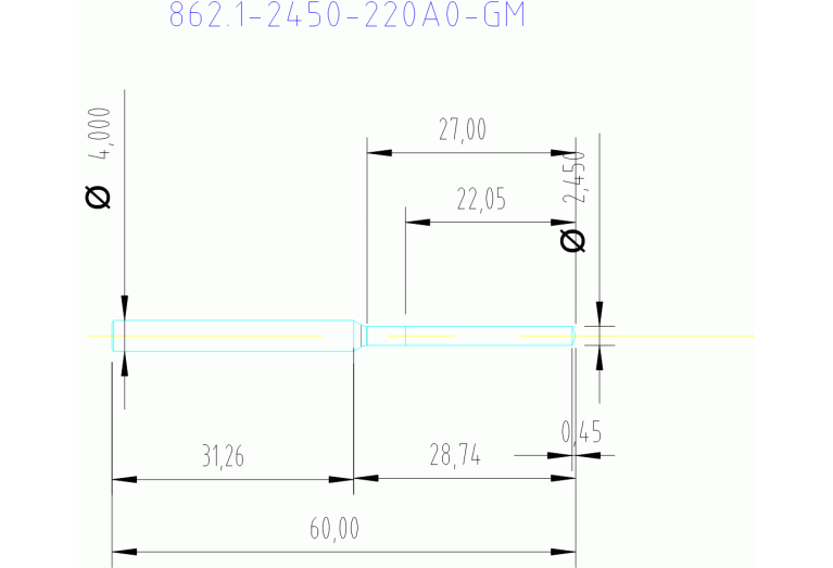 862.1-2450-220A0-GM X2BL