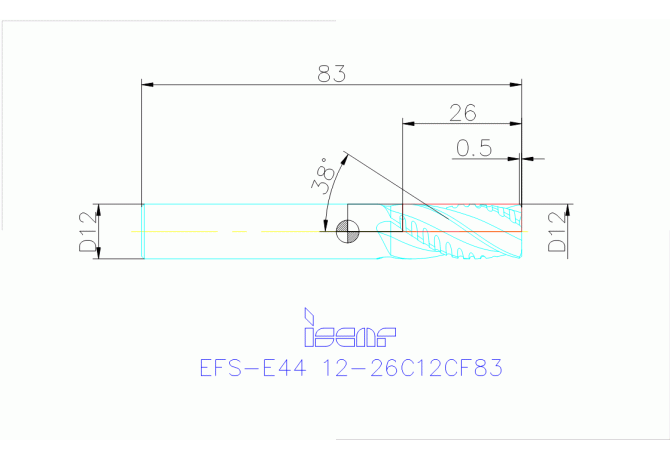 EFS-E44 12-26C12CF83 IC900