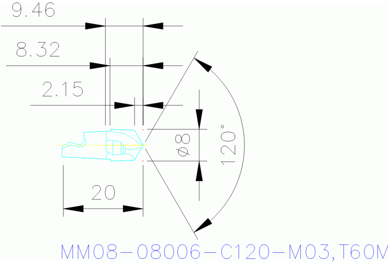 MM08-08006-C120-M03 T60M