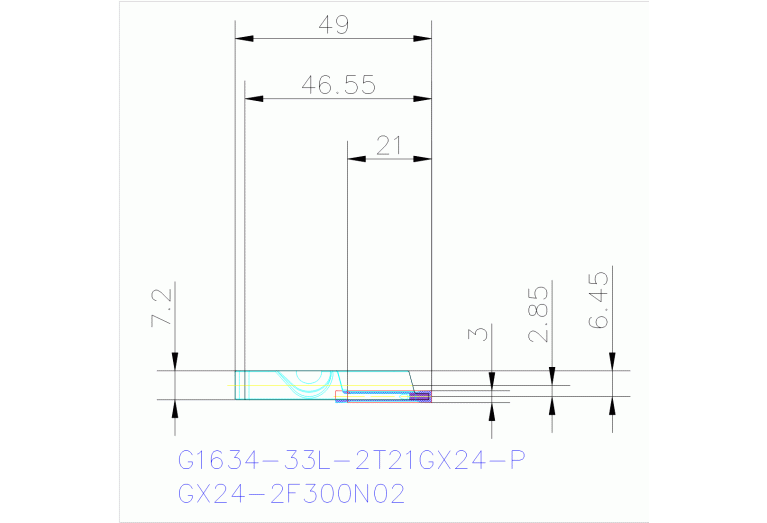 G1634-33L-2T21GX24-P