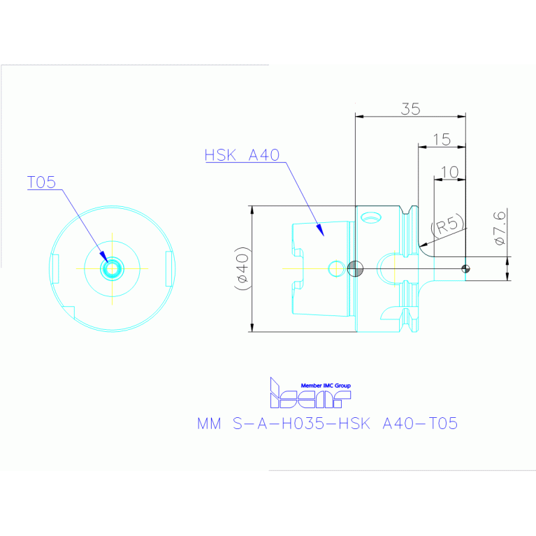 MM S-A-H035-HSK A40-T05