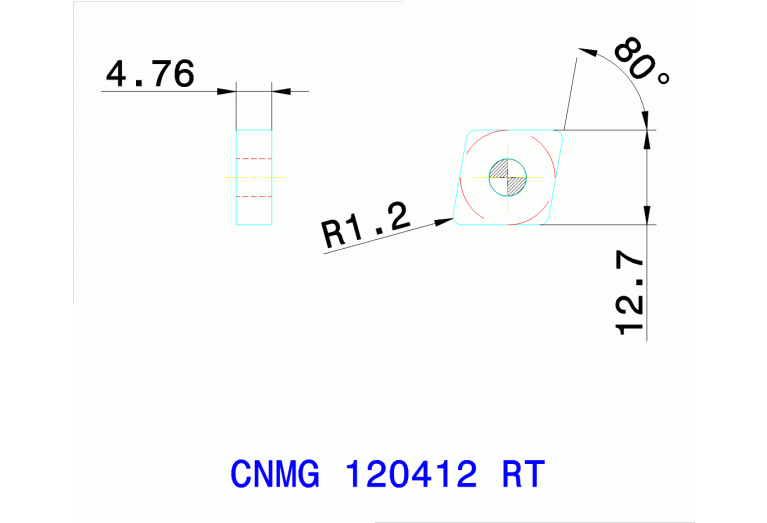 CNMG 120412 RT TT8125