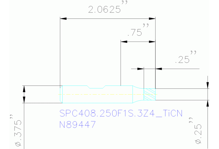 SPC408.250F1S.3Z4 TICN