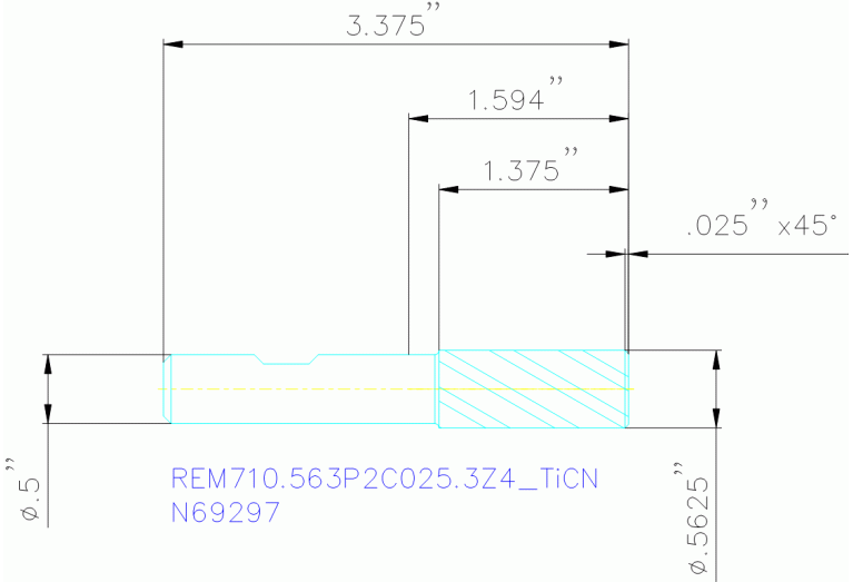 REM710.563P2C025.3Z4 TICN