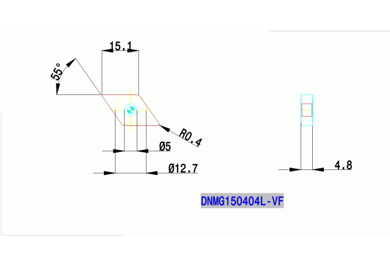 DNMG 150404 L-VF TT5100