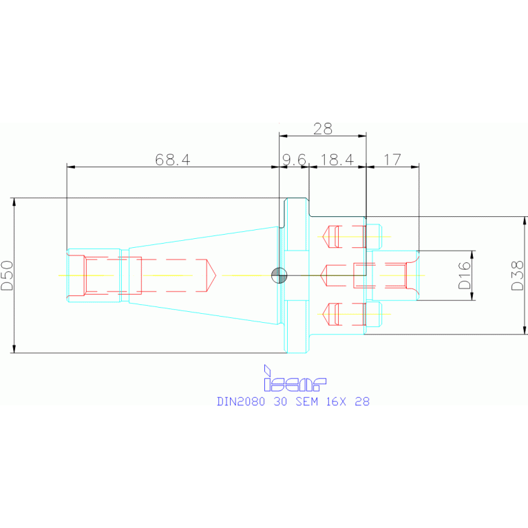 DIN2080 30 SEM 16X 28