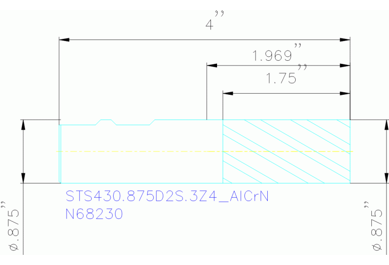 STS430.875D2S.3Z4 ALCRN