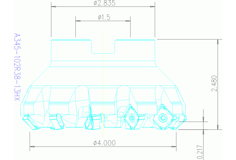 A345-102R38-13HX