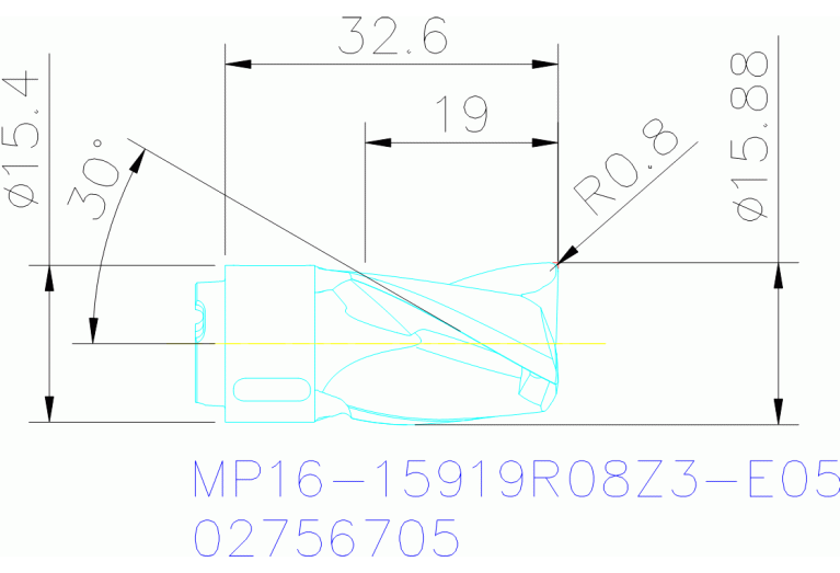 MP16-15919R08Z3-E05 F40M