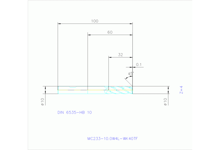 MC233-10.0W4L-WK40TF