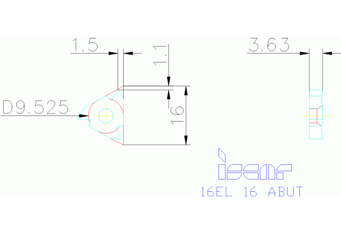 16EL 16 ABUT IC908