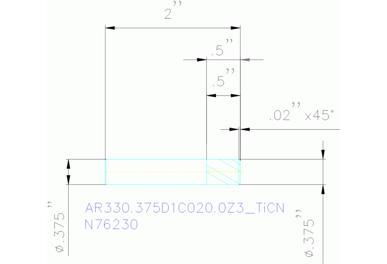 AR330.375D1C020.0Z3 TICN