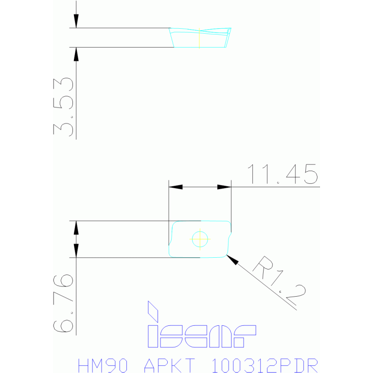HM90 APKT 100312PDR IC908