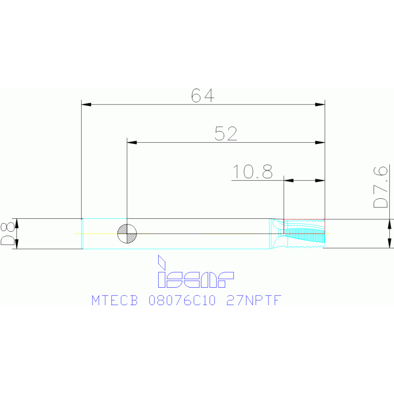 MTECB 08076C10 27NPTF IC908