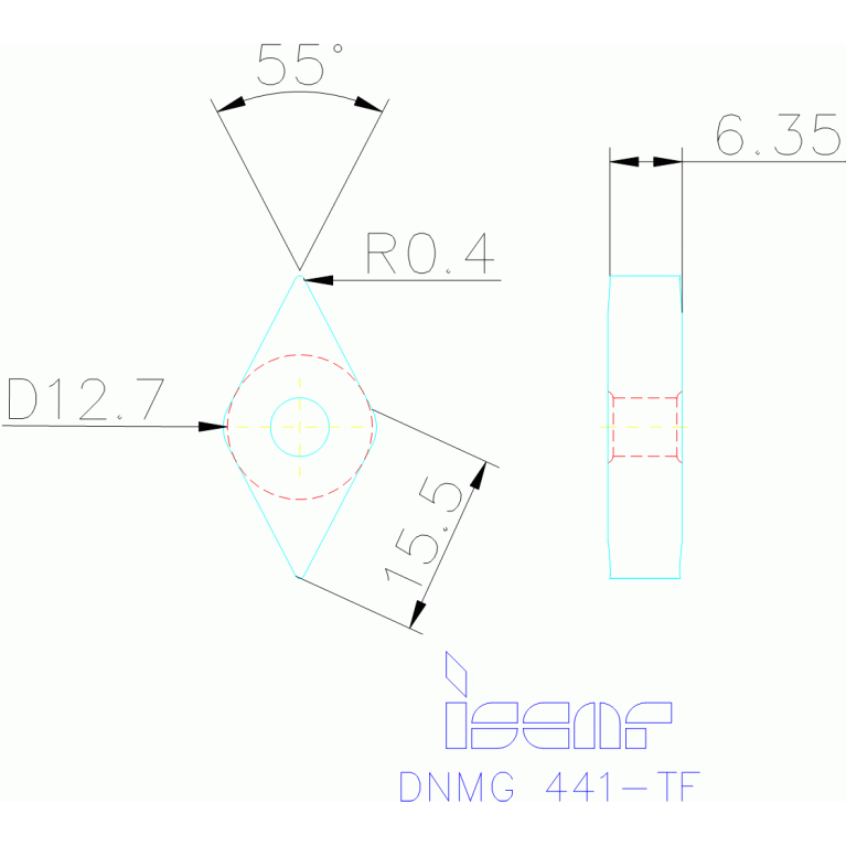 DNMG 150604-TF IC6015