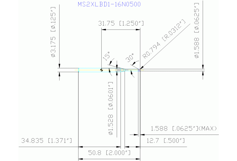 MS2XLBD1/16N0500