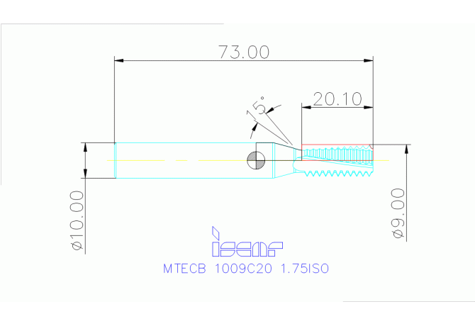 MTECB 1009C20 1.75ISO IC908