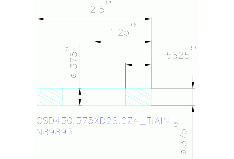 CSD430.375XD2S.0Z4 TIALN